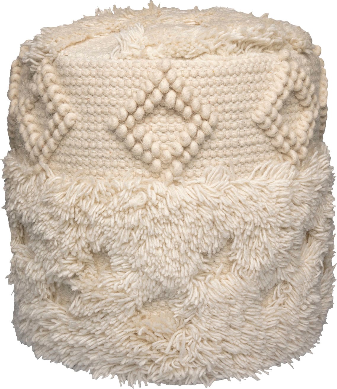 Kayoom Pouf »Pouf Bohist 125 35cm x 35cm«, (1 St.), handgefertigt, Unikat, sehr gut kombinierbar von Kayoom