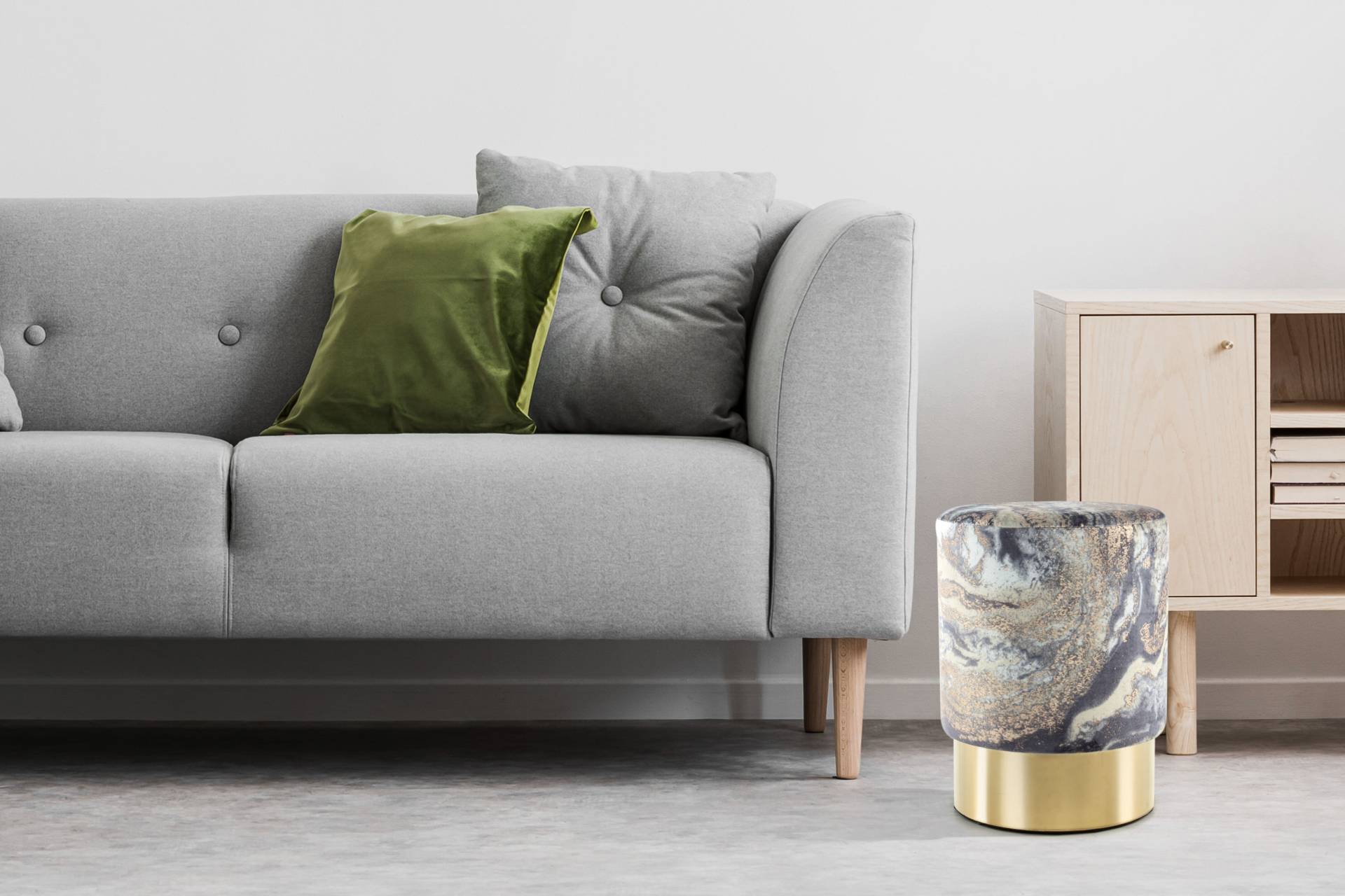 Kayoom Sitzhocker »Hocker Gipsy 325, stilvoller Sitzhocker, runde Form, stilvolles Design«, (1 St.), facettenreich, platzsparend, vielfältig einsetzbar, weiche Polsterung Kayoom Sitzhocker »Hocker Gipsy 325, stilvoller Sitzhocker, runde Form, stilvolles Design«, (1 St.), facettenreich, platzsparend, vielfältig einsetzbar, weiche Polsterung von Kayoom