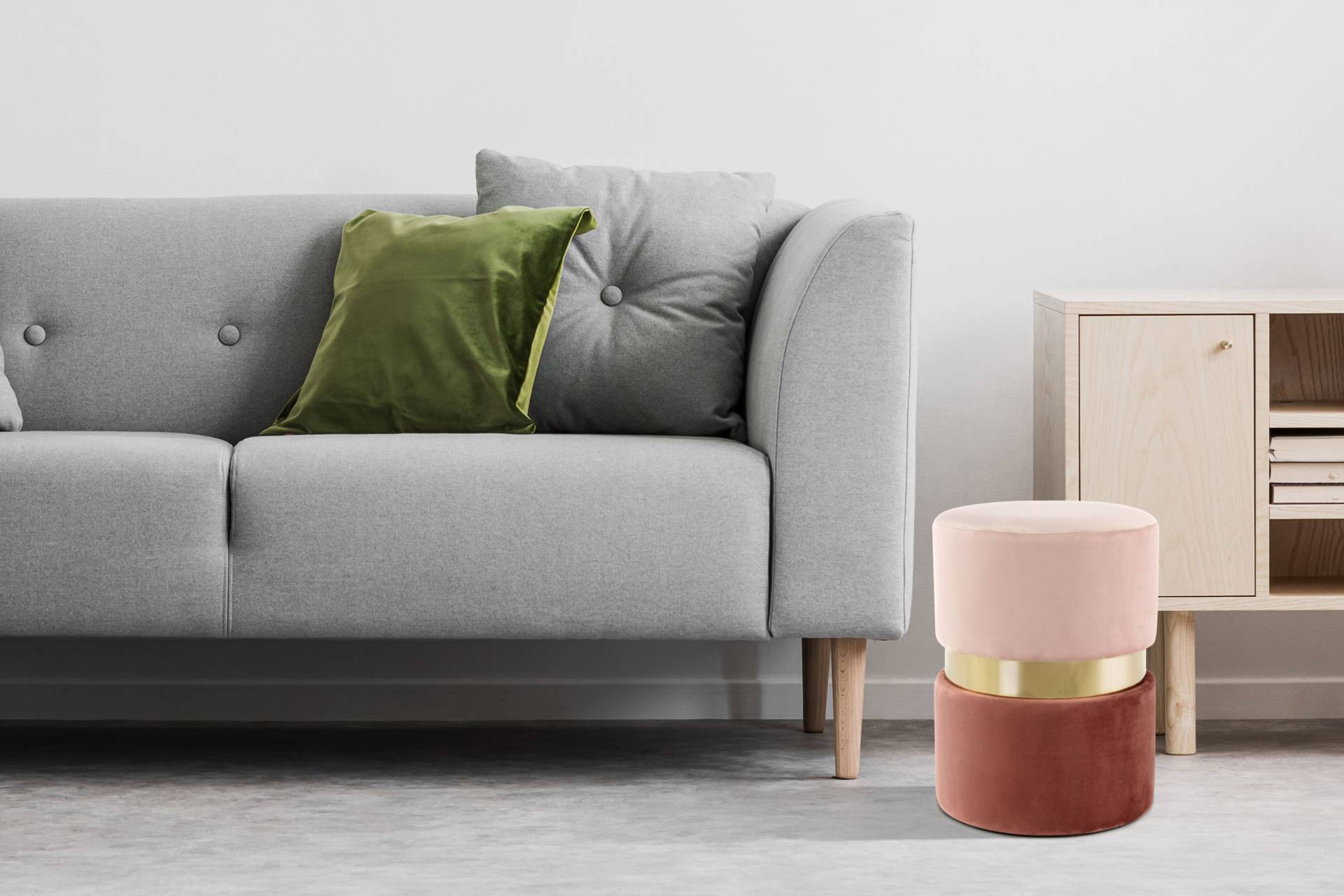 Kayoom Sitzhocker »Hocker Gipsy 825, stilvoller Sitzhocker, runde Form, stilvolles Design«, (1 St.), samtweich, platzsparend, vielfältig einsetzbar, weiche Polsterung Kayoom Sitzhocker »Hocker Gipsy 825, stilvoller Sitzhocker, runde Form, stilvolles Design«, (1 St.), samtweich, platzsparend, vielfältig einsetzbar, weiche Polsterung von Kayoom