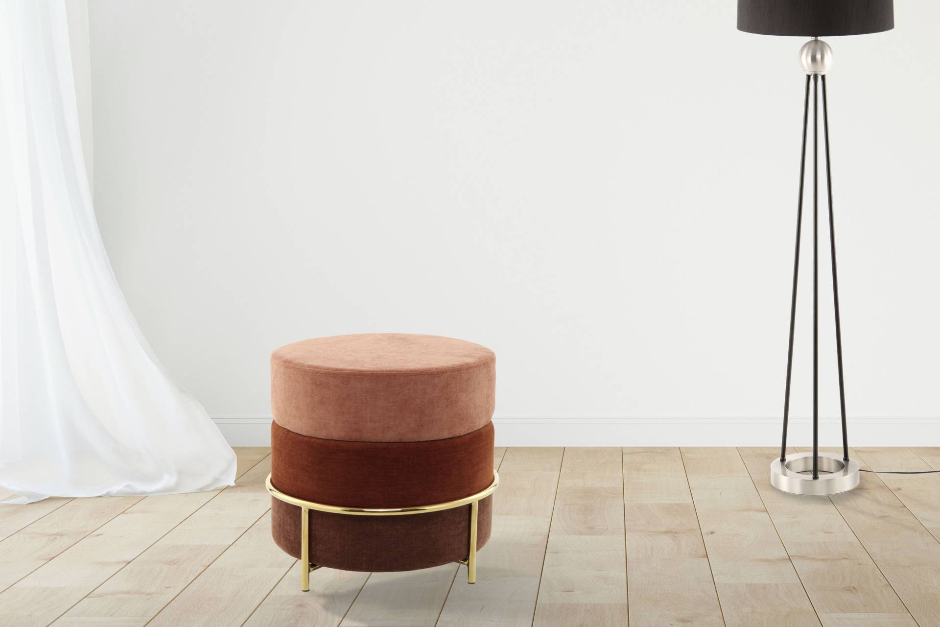 Kayoom Sitzhocker »Hocker Matilda 225, Komfortable runde Form, Gemütlicher Design-Hocker«, (1 St.), samtweich, elegant, gepolstert, grosse Sitzfläche Kayoom Sitzhocker »Hocker Matilda 225, Komfortable runde Form, Gemütlicher Design-Hocker«, (1 St.), samtweich, elegant, gepolstert, grosse Sitzfläche von Kayoom