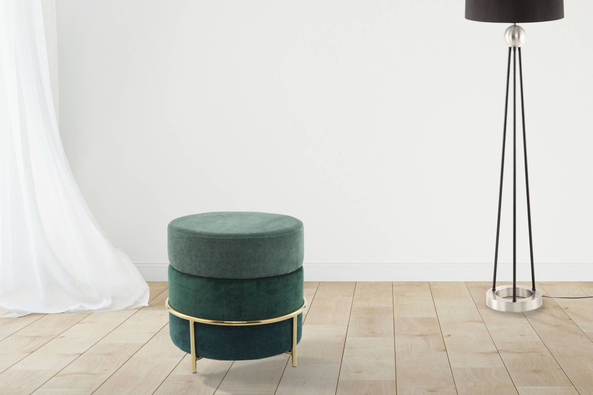Kayoom Sitzhocker »Hocker Matilda 225, Komfortable runde Form, Gemütlicher Design-Hocker«, (1 St.), samtweich, elegant, gepolstert, grosse Sitzfläche Kayoom Sitzhocker »Hocker Matilda 225, Komfortable runde Form, Gemütlicher Design-Hocker«, (1 St.), samtweich, elegant, gepolstert, grosse Sitzfläche von Kayoom