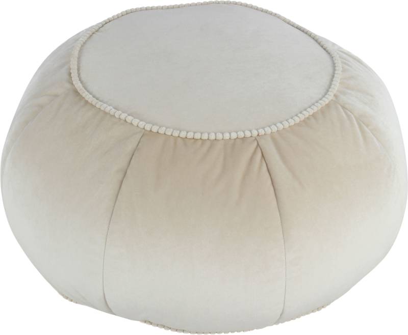 Kayoom Sitzhocker »Pouf Taj Mahal 325«, (1 St.), samtweich, farbig, modern, orientalisches Design von Kayoom