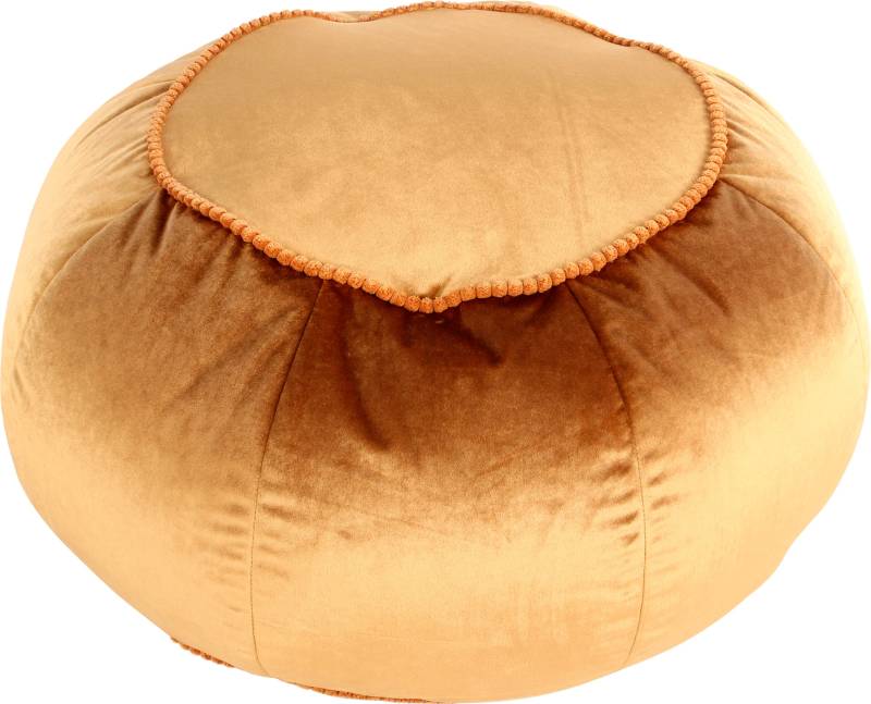 Kayoom Sitzhocker »Pouf Taj Mahal 325«, (1 St.), samtweich, farbig, modern, orientalisches Design von Kayoom