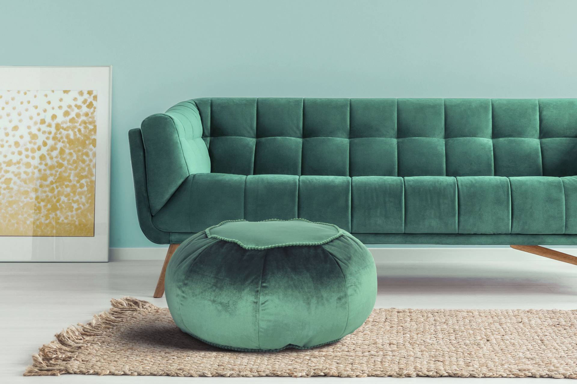 Kayoom Sitzhocker »Pouf Taj Mahal 325, trendige samtige Oberfläche«, (1 St.), samtweich, farbig, modern, orientalisches Design Kayoom Sitzhocker »Pouf Taj Mahal 325, trendige samtige Oberfläche«, (1 St.), samtweich, farbig, modern, orientalisches Design von Kayoom