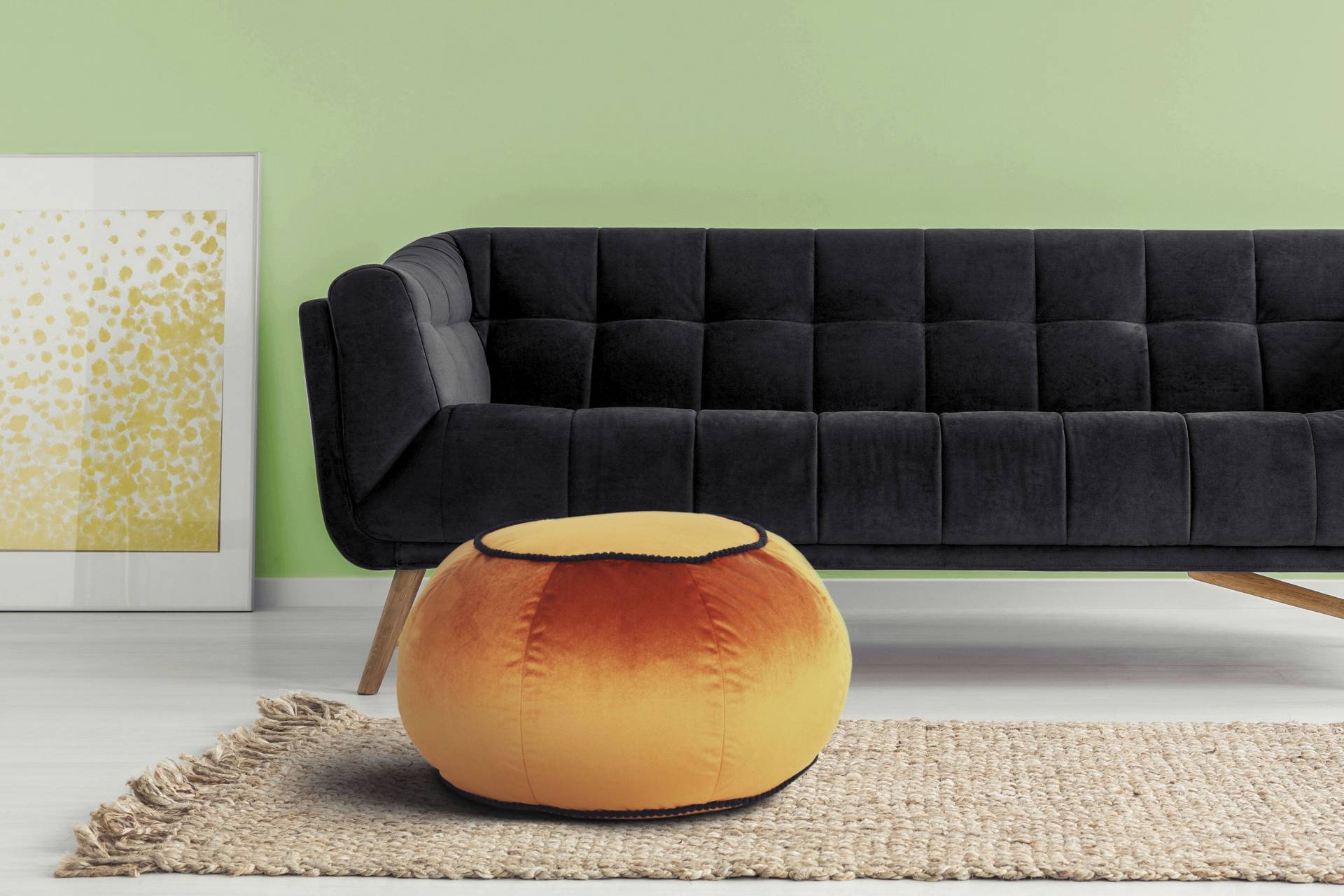 Kayoom Sitzhocker »Pouf Taj Mahal 325, trendige samtige Oberfläche«, (1 St.), samtweich, farbig, modern, orientalisches Design Kayoom Sitzhocker »Pouf Taj Mahal 325, trendige samtige Oberfläche«, (1 St.), samtweich, farbig, modern, orientalisches Design von Kayoom