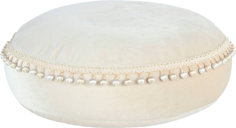 Kayoom Sitzhocker »Pouf Taj Mahal 425«, (1 St.), samtweich, farbig, modern, orientalisches Design von Kayoom