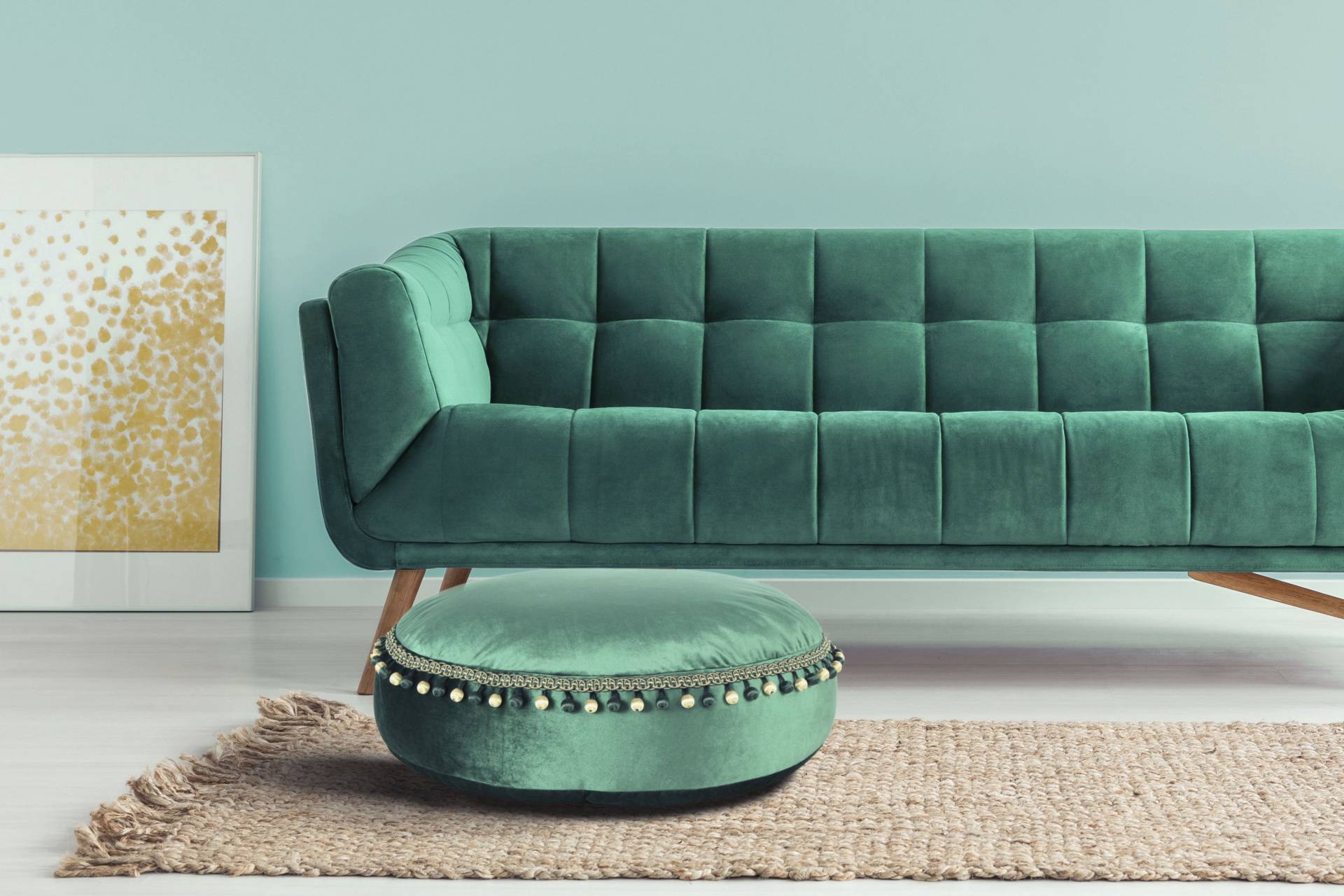 Kayoom Sitzhocker »Pouf Taj Mahal 425, samtweiche Oberfläche«, (1 St.), samtweich, farbig, modern, orientalisches Design Kayoom Sitzhocker »Pouf Taj Mahal 425, samtweiche Oberfläche«, (1 St.), samtweich, farbig, modern, orientalisches Design von Kayoom