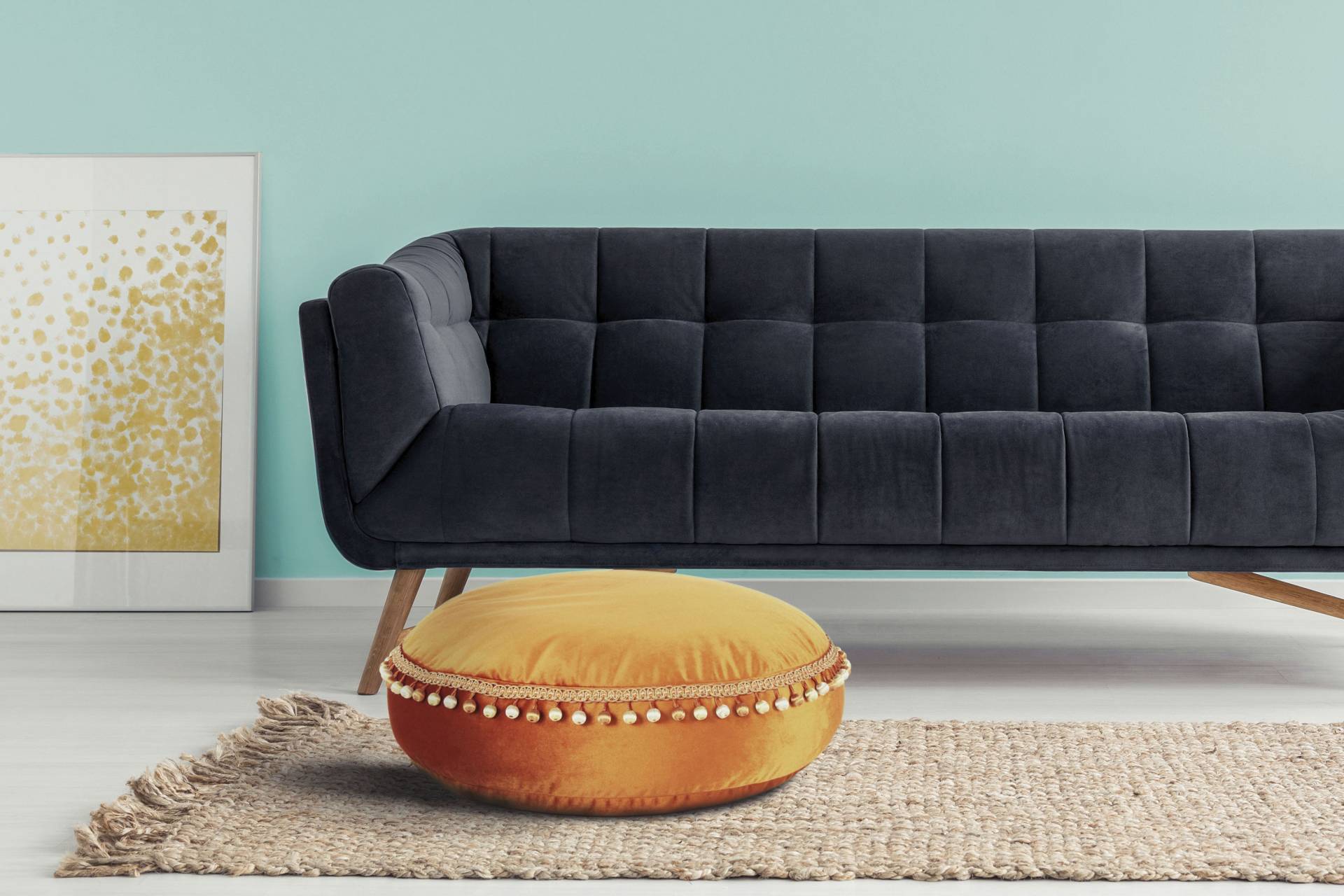 Kayoom Sitzhocker »Pouf Taj Mahal 425, samtweiche Oberfläche«, (1 St.), samtweich, farbig, modern, orientalisches Design Kayoom Sitzhocker »Pouf Taj Mahal 425, samtweiche Oberfläche«, (1 St.), samtweich, farbig, modern, orientalisches Design von Kayoom