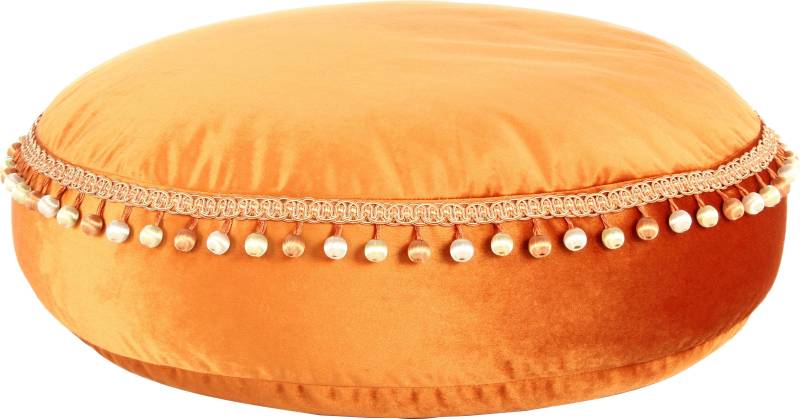 Kayoom Sitzhocker »Pouf Taj Mahal 425, samtweiche Oberfläche«, (1 St.), samtweich, farbig, modern, orientalisches Design von Kayoom