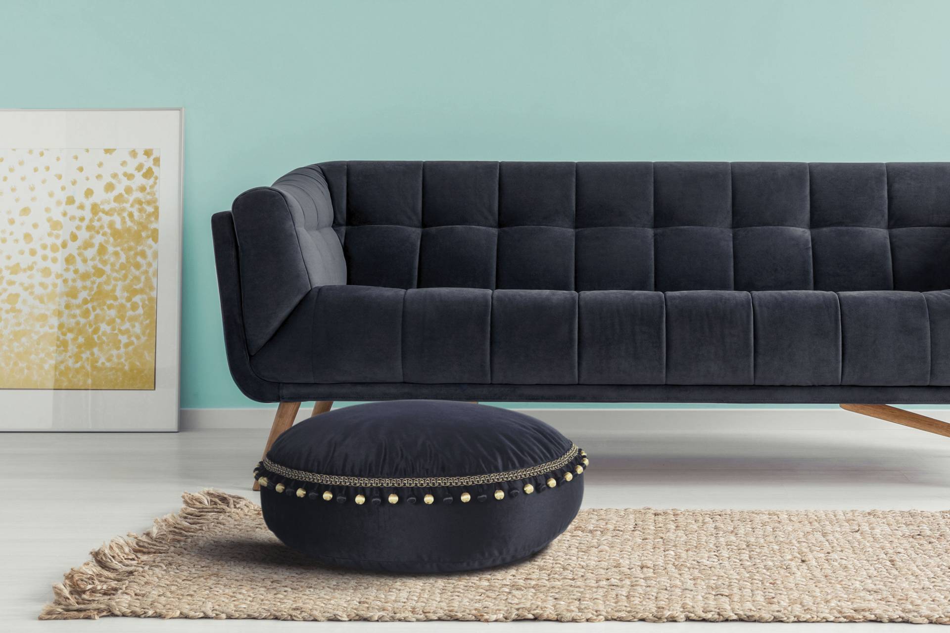 Kayoom Sitzhocker »Pouf Taj Mahal 425, samtweiche Oberfläche«, (1 St.), samtweich, farbig, modern, orientalisches Design Kayoom Sitzhocker »Pouf Taj Mahal 425, samtweiche Oberfläche«, (1 St.), samtweich, farbig, modern, orientalisches Design von Kayoom