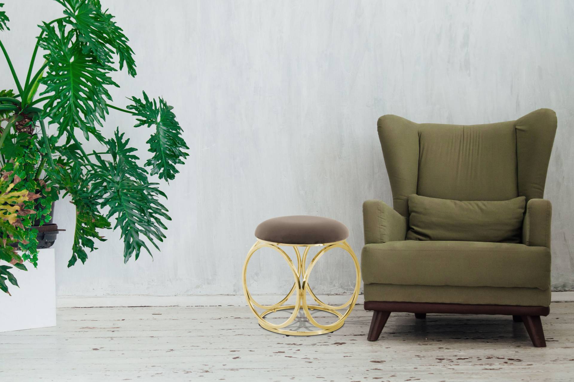 Kayoom Sitzhocker »Hocker Whitney 325,Hocker mit offenem Design, Gestell aus Metall«, (1 St.), glamourös, hochwertig, pflegeleicht, rundes Sitzkissen Kayoom Sitzhocker »Hocker Whitney 325,Hocker mit offenem Design, Gestell aus Metall«, (1 St.), glamourös, hochwertig, pflegeleicht, rundes Sitzkissen von Kayoom