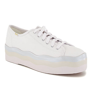 Keds Triple Up Wave Foxing Damen Sneaker Weiss