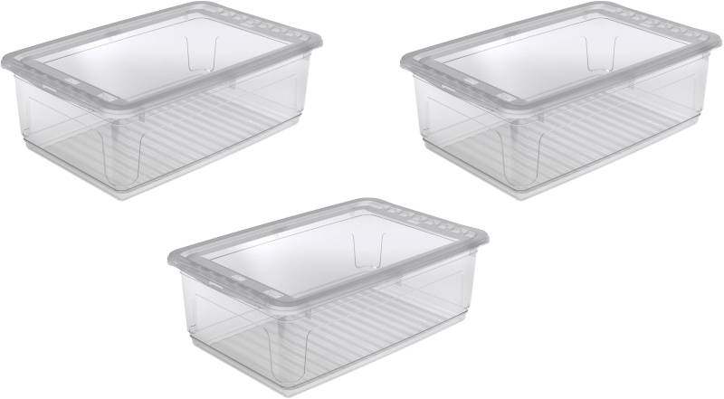 keeeper Aufbewahrungsbox »bea«, (Set, 3 St.), 3 x 30 L, mit Air-Control-System von Keeeper