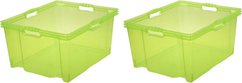 keeeper Organizer »franz«, (Set, 2 St.), Aufbewahrungsboxen xxl, hochwertiger Kunststoff, 44 L von Keeeper