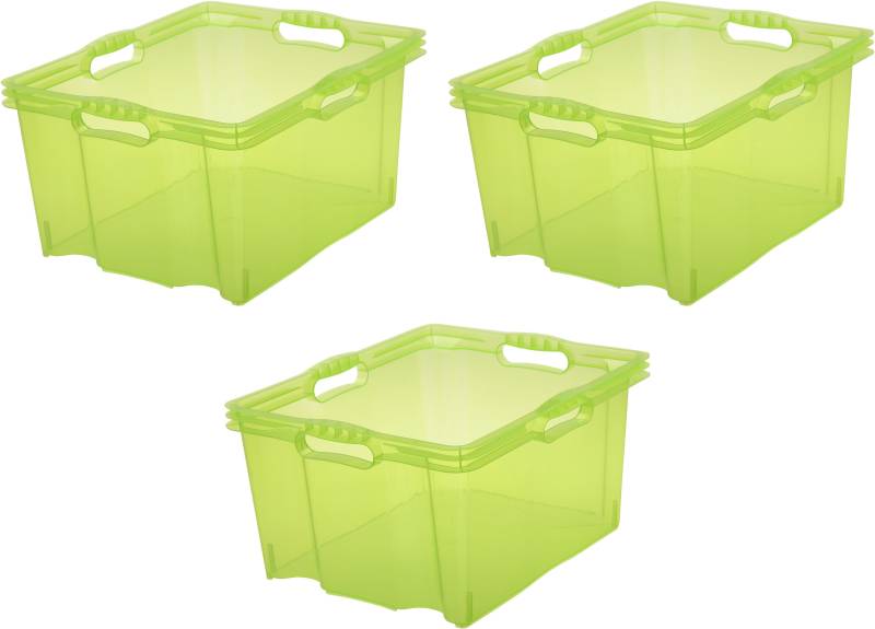 keeeper Organizer »franz«, (Set, 3 St.), Aufbewahrungsboxen xl, 24 Liter, hochwertiger Kunststoff von Keeeper