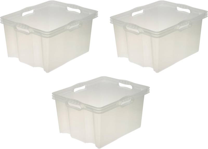 keeeper Organizer »franz«, (Set, 3 St.), Aufbewahrungsboxen xl, 24 Liter, hochwertiger Kunststoff von Keeeper