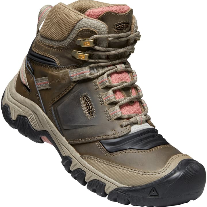 Keen Ridge Flex Mid Wanderschuhe braun von Keen