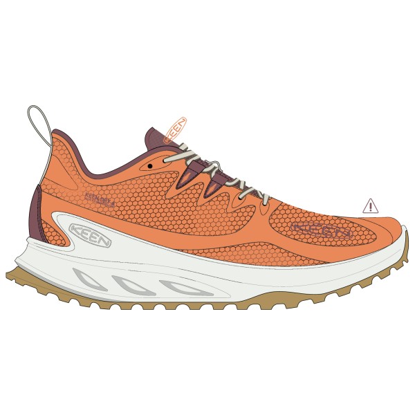 Keen - Women's Zionic WP - Multisportschuhe Gr 10 orange von Keen