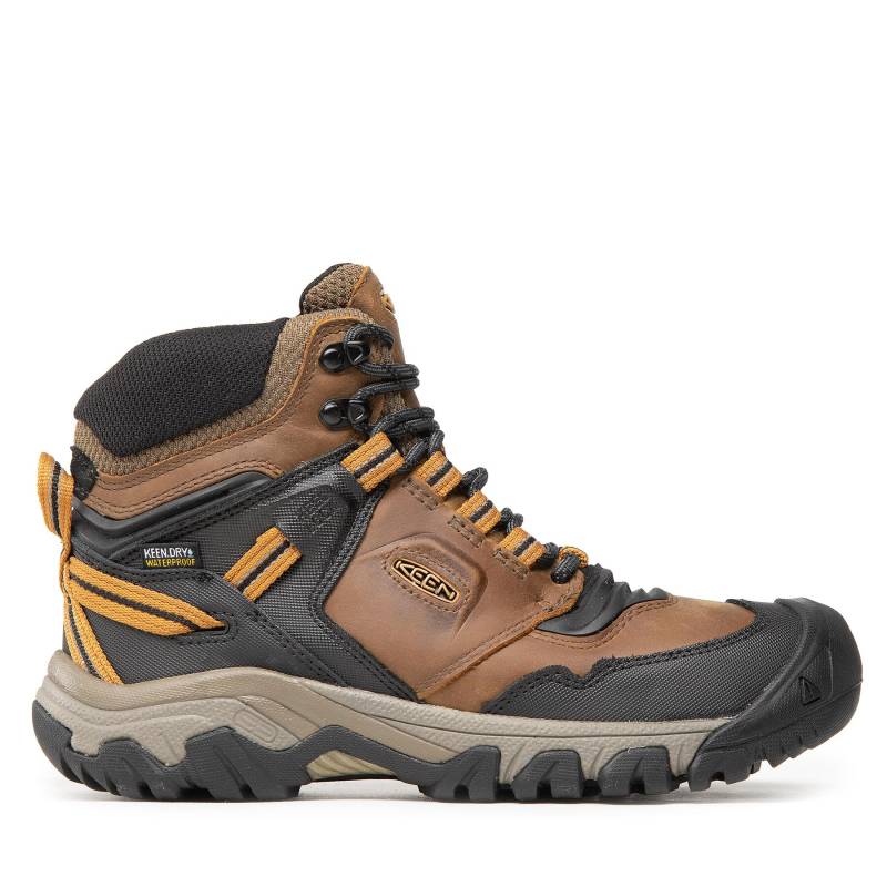 Trekkingschuhe Keen Ridge Flex Mid Wp M 1025666 Braun von Keen