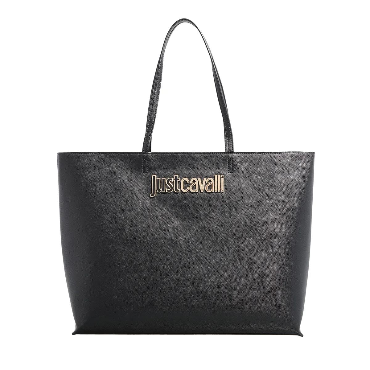 Just Cavalli Schultertasche - Shopping Bag - Gr. unisize - in Schwarz - für Damen von Just Cavalli