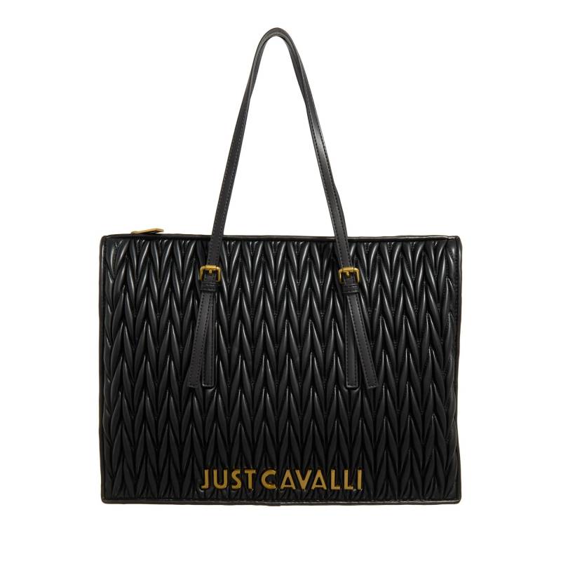 Just Cavalli Schultertasche - Shopping Bag - Gr. unisize - in Schwarz - für Damen von Just Cavalli