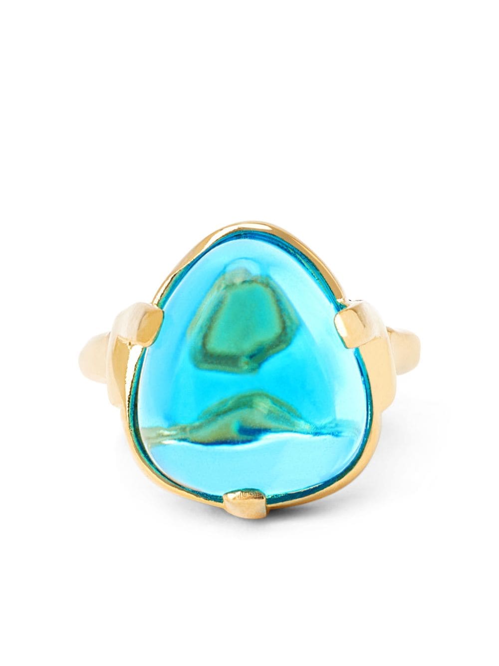 Kenneth Jay Lane crystal-embellished cocktail ring - Gold von Kenneth Jay Lane