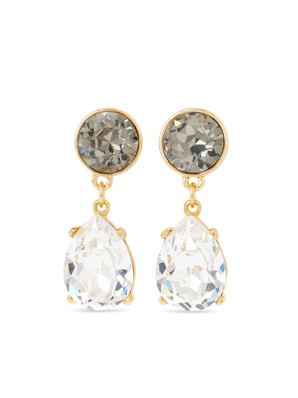 Kenneth Jay Lane crystal-embellished drop earrings - Gold von Kenneth Jay Lane