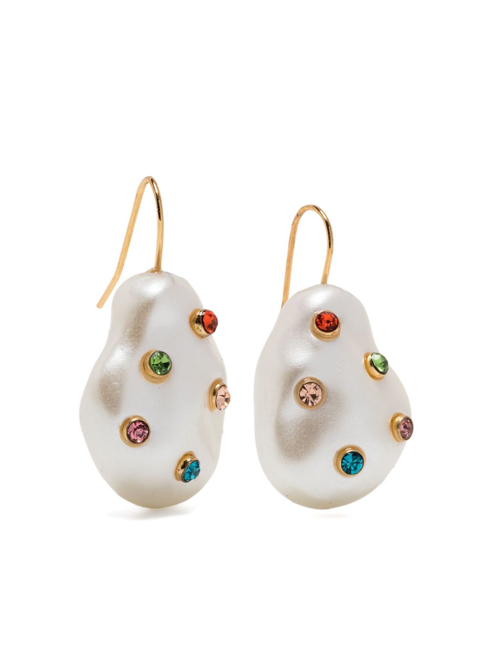 Kenneth Jay Lane crystal-embellished drop earrings - Gold von Kenneth Jay Lane