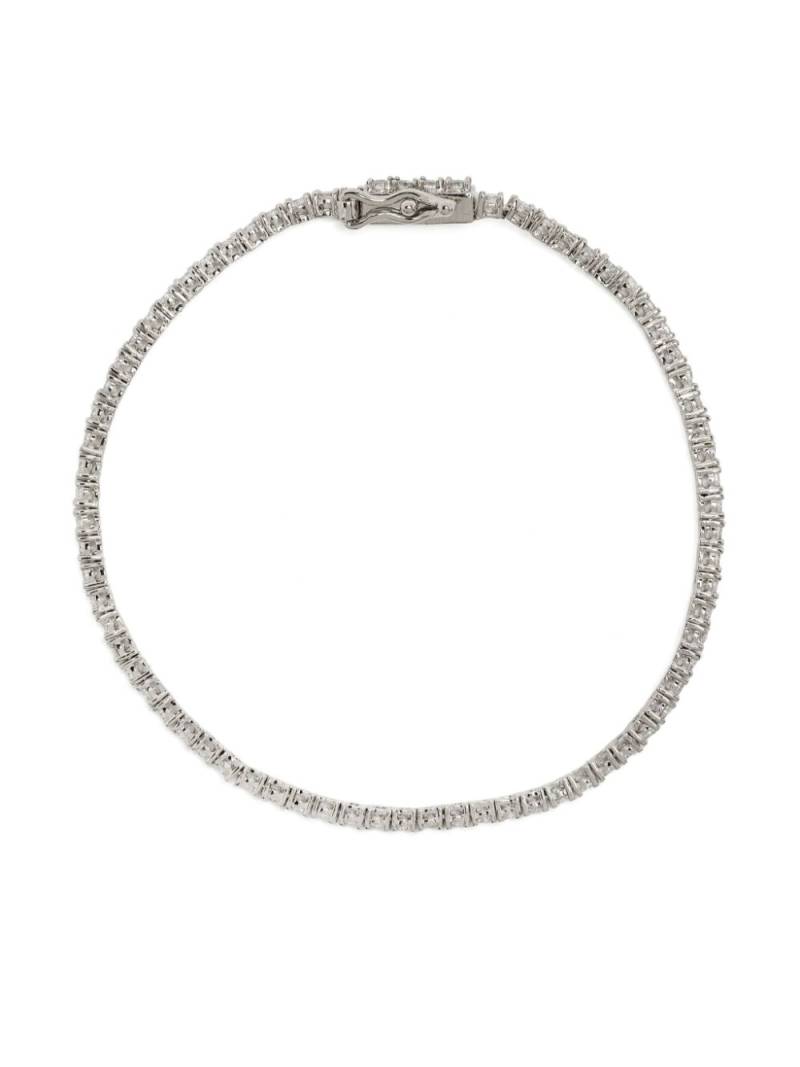 Kenneth Jay Lane crystal-embellished tennis bracelet - Silver von Kenneth Jay Lane