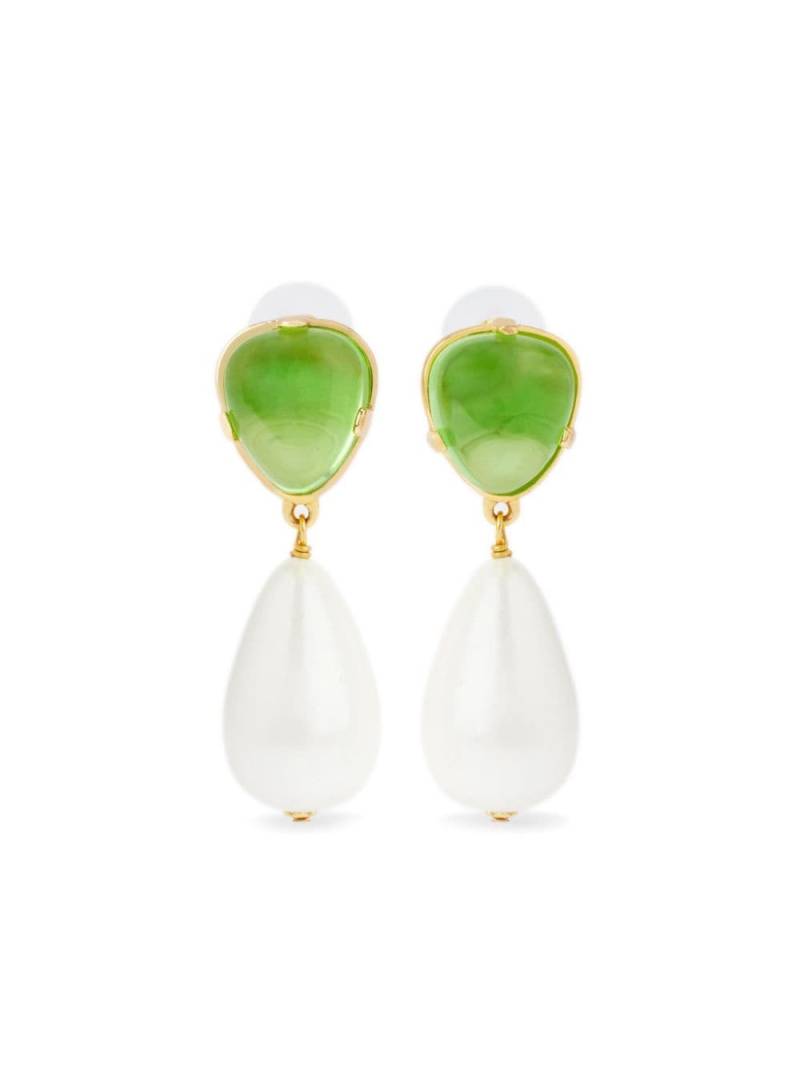 Kenneth Jay Lane pearl-embellished drop earrings - Gold von Kenneth Jay Lane