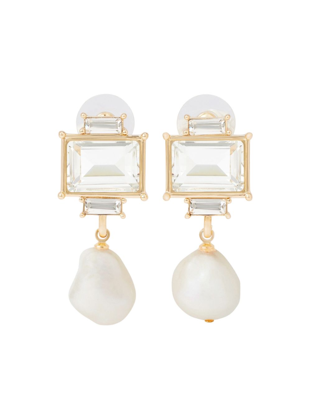 Kenneth Jay Lane pearl-embellished drop earrings - Gold von Kenneth Jay Lane