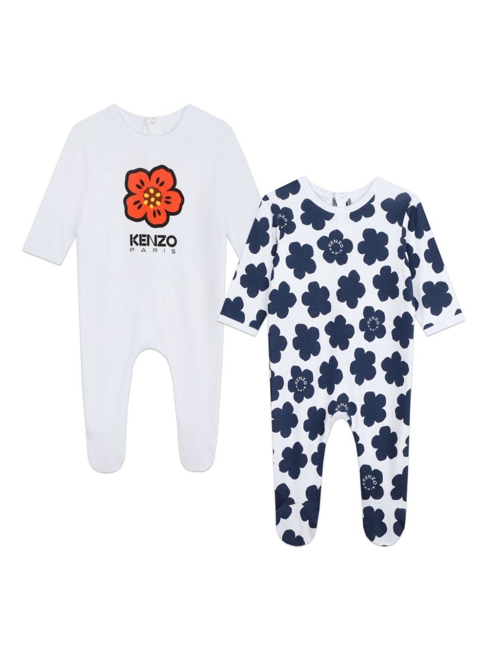 Kenzo Kids Boke Flower cotton pajamas (set of two) - White von Kenzo Kids