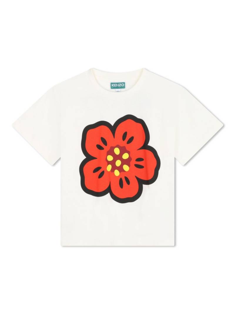 Kenzo Kids Boke Flower-print cotton T-shirt - White von Kenzo Kids