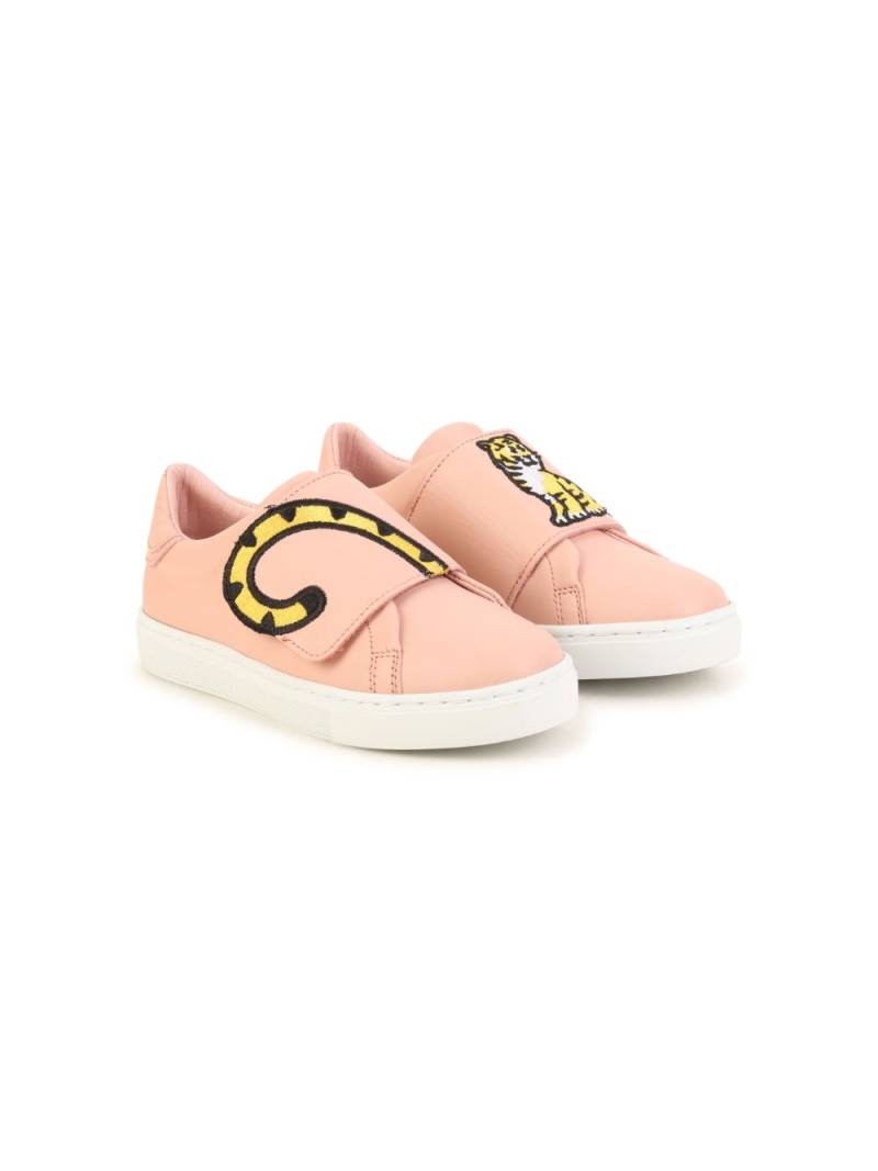 Kenzo Kids Kotora touch-strap sneakers - Pink von Kenzo Kids