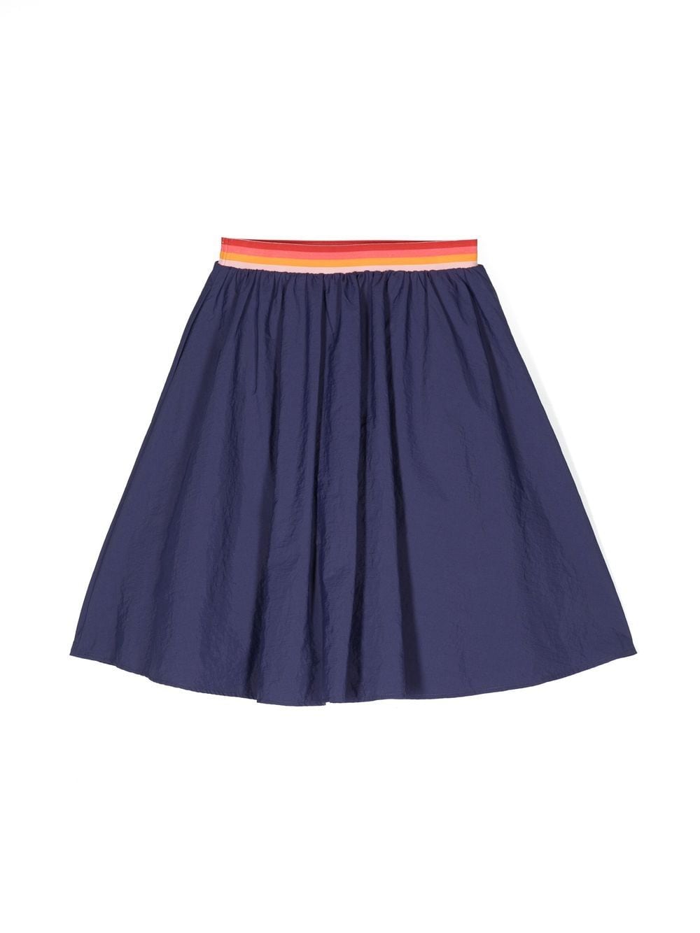 Kenzo Kids animal-print stripe-waist skirt - Blue von Kenzo Kids