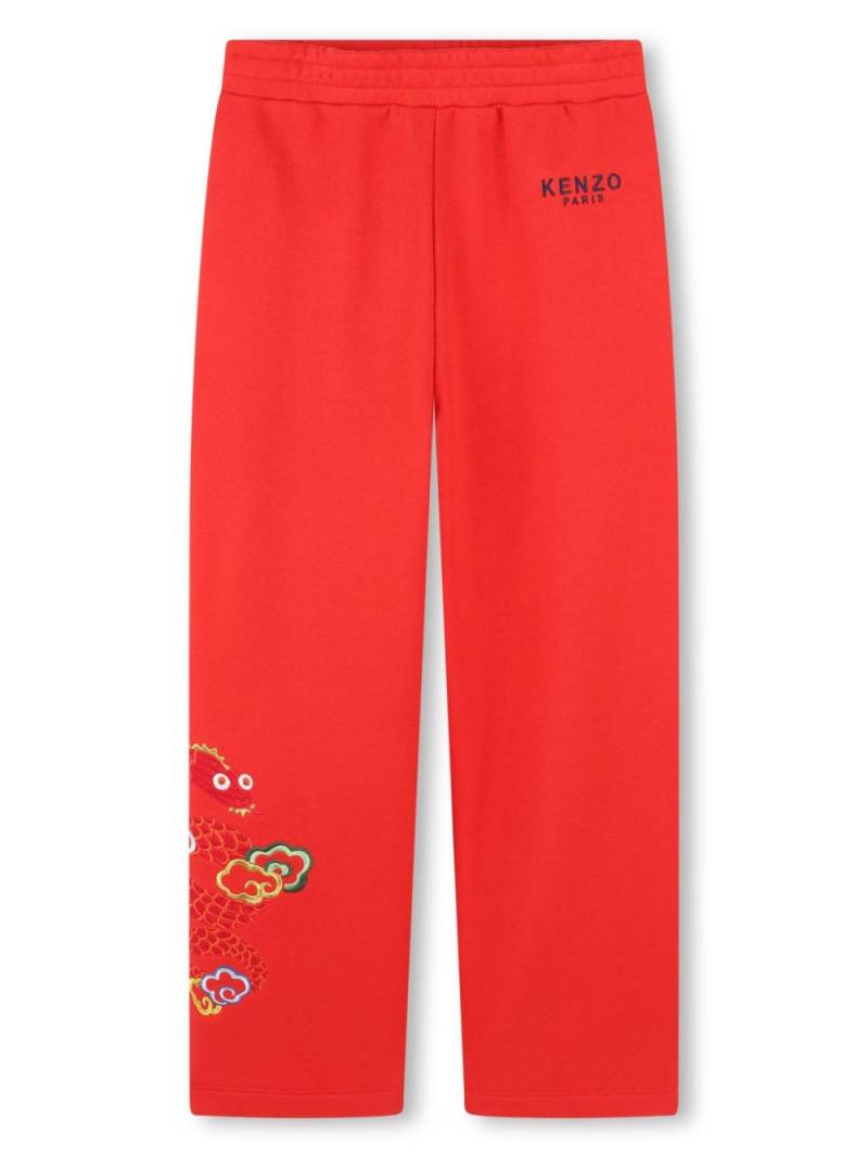 Kenzo Kids embroidered track pants von Kenzo Kids