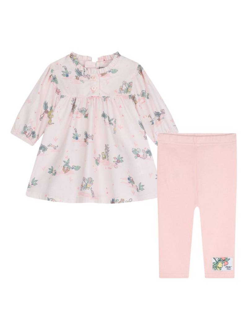 Kenzo Kids floral-print trousers set - Pink von Kenzo Kids