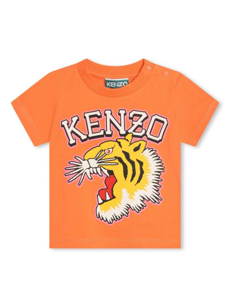 Kenzo Kids graphic-print cotton T-shirt - Orange von Kenzo Kids