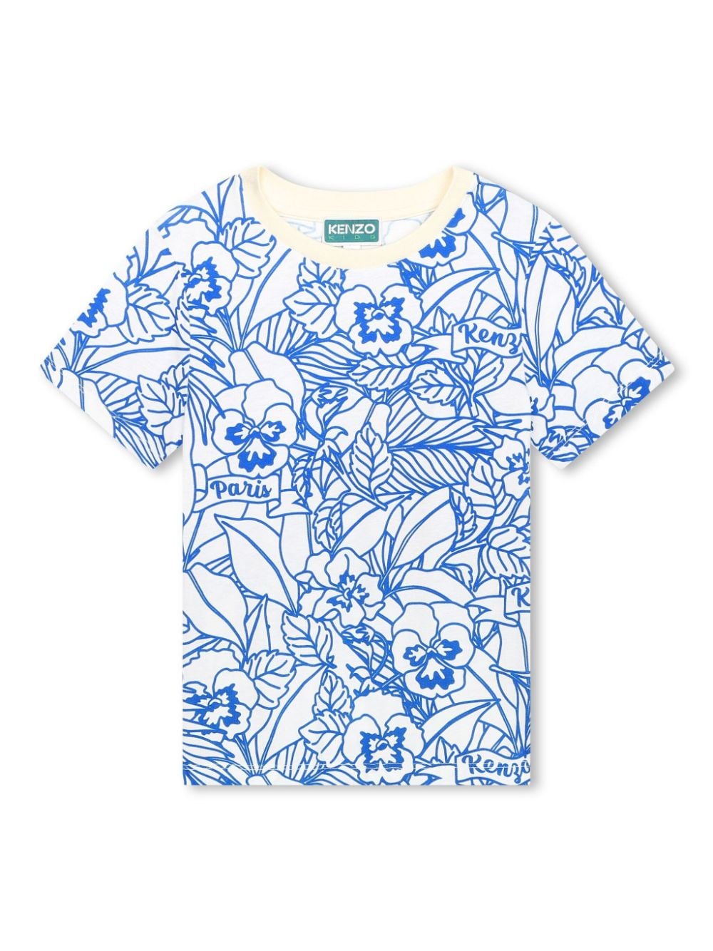 Kenzo Kids graphic-print cotton T-shirt - White von Kenzo Kids