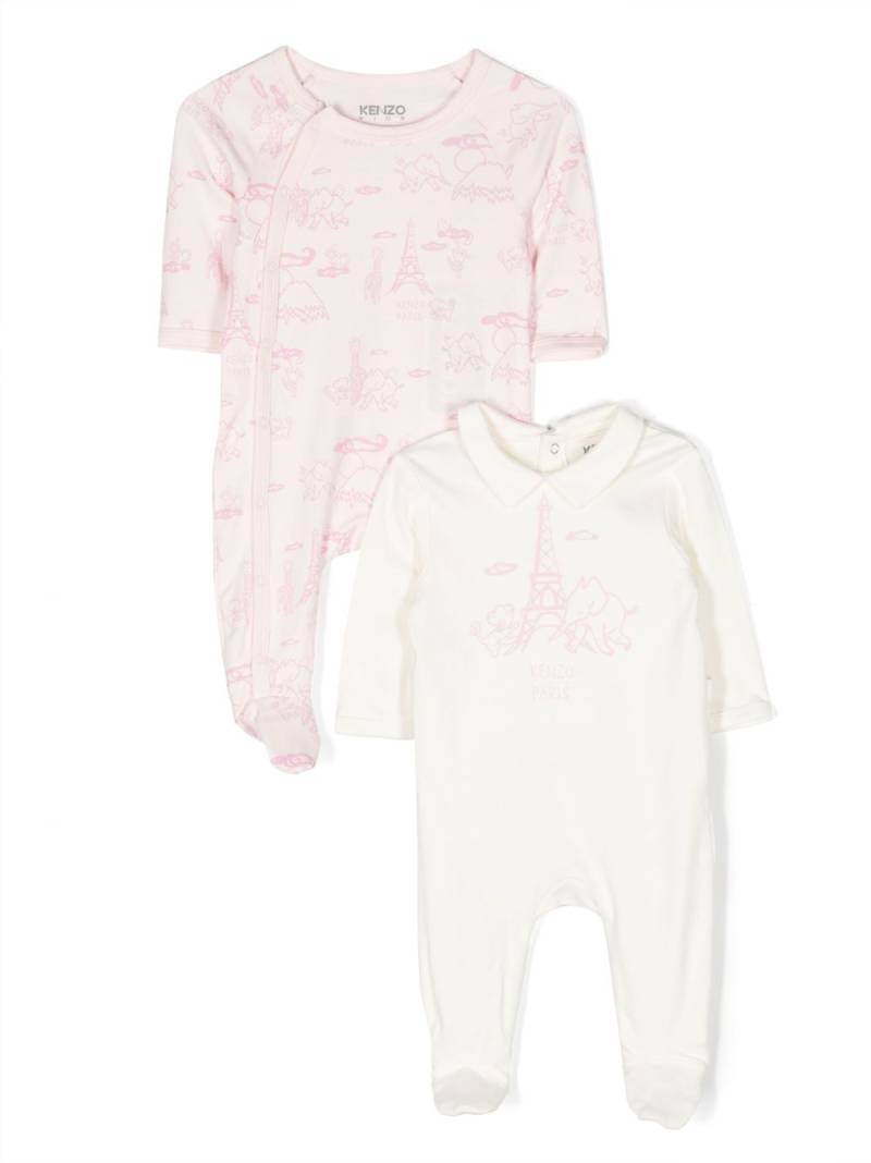 Kenzo Kids graphic-print pyjamas set - Pink von Kenzo Kids