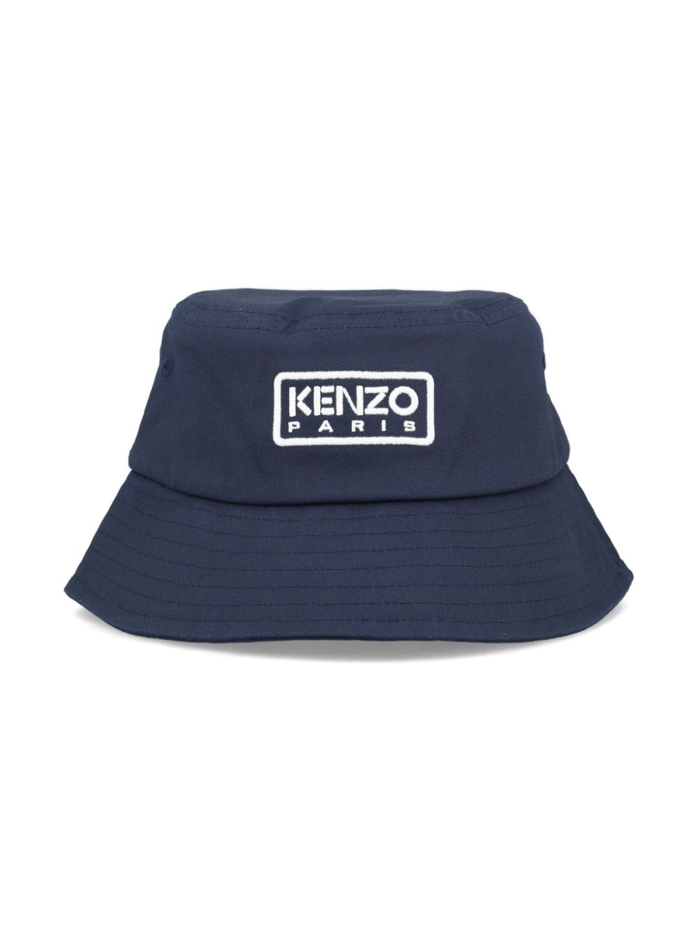 Kenzo Kids logo-embroidered bucket hat - Blue von Kenzo Kids