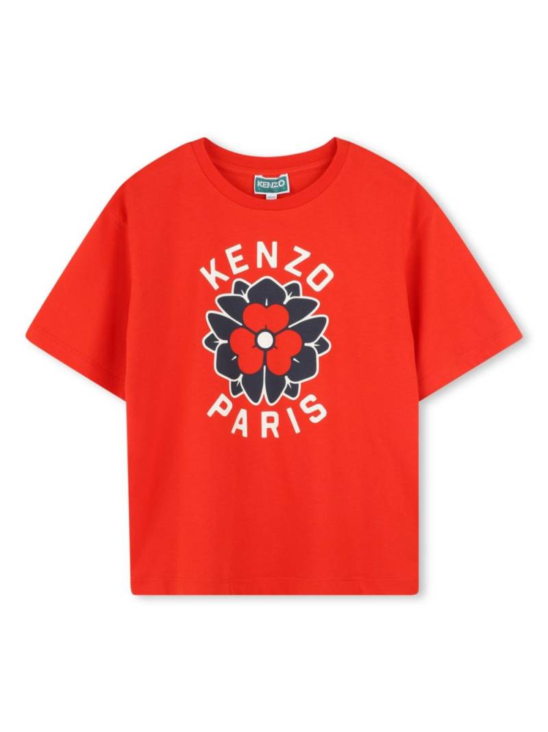 Kenzo Kids logo-print T-shirt - Red von Kenzo Kids