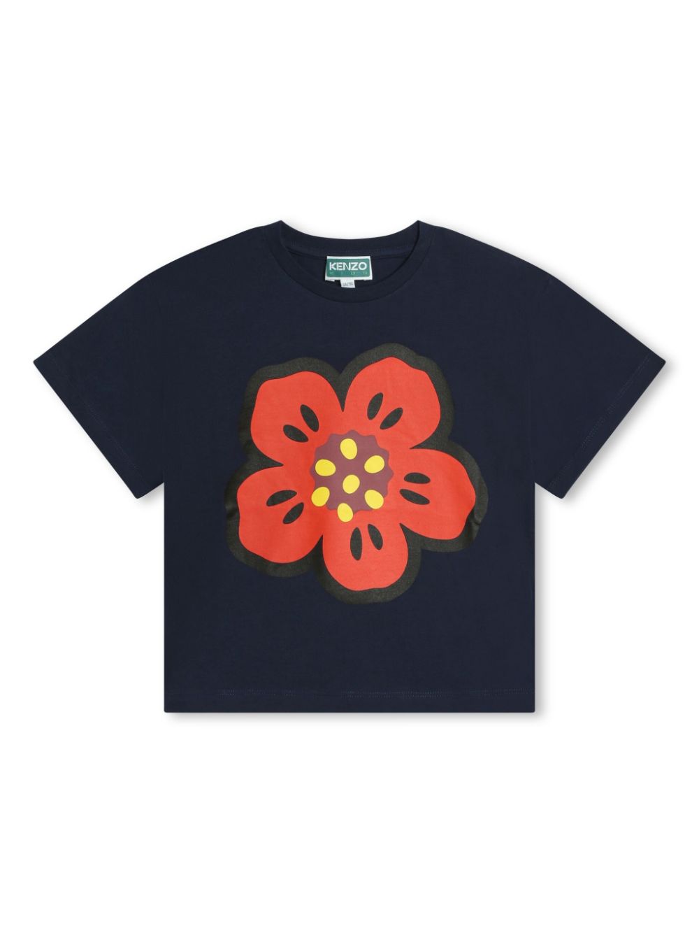 Kenzo Kids logo-print cotton T-shirt - Blue von Kenzo Kids