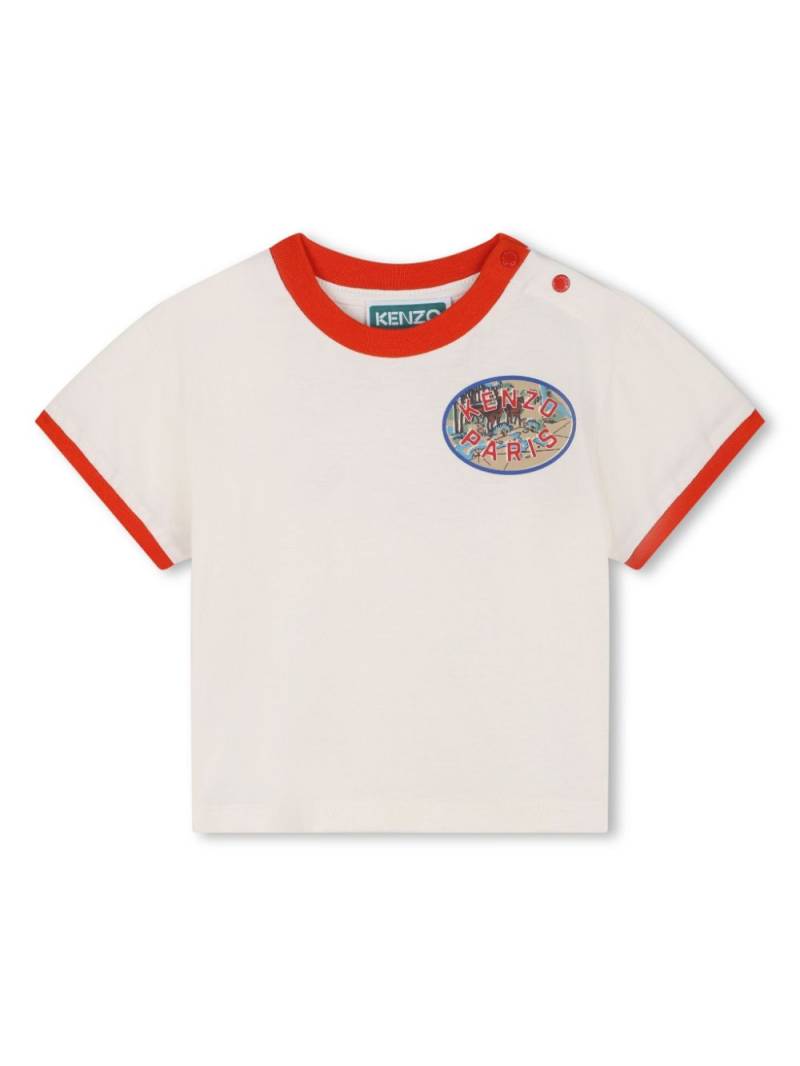 Kenzo Kids logo-print cotton T-shirt - White von Kenzo Kids