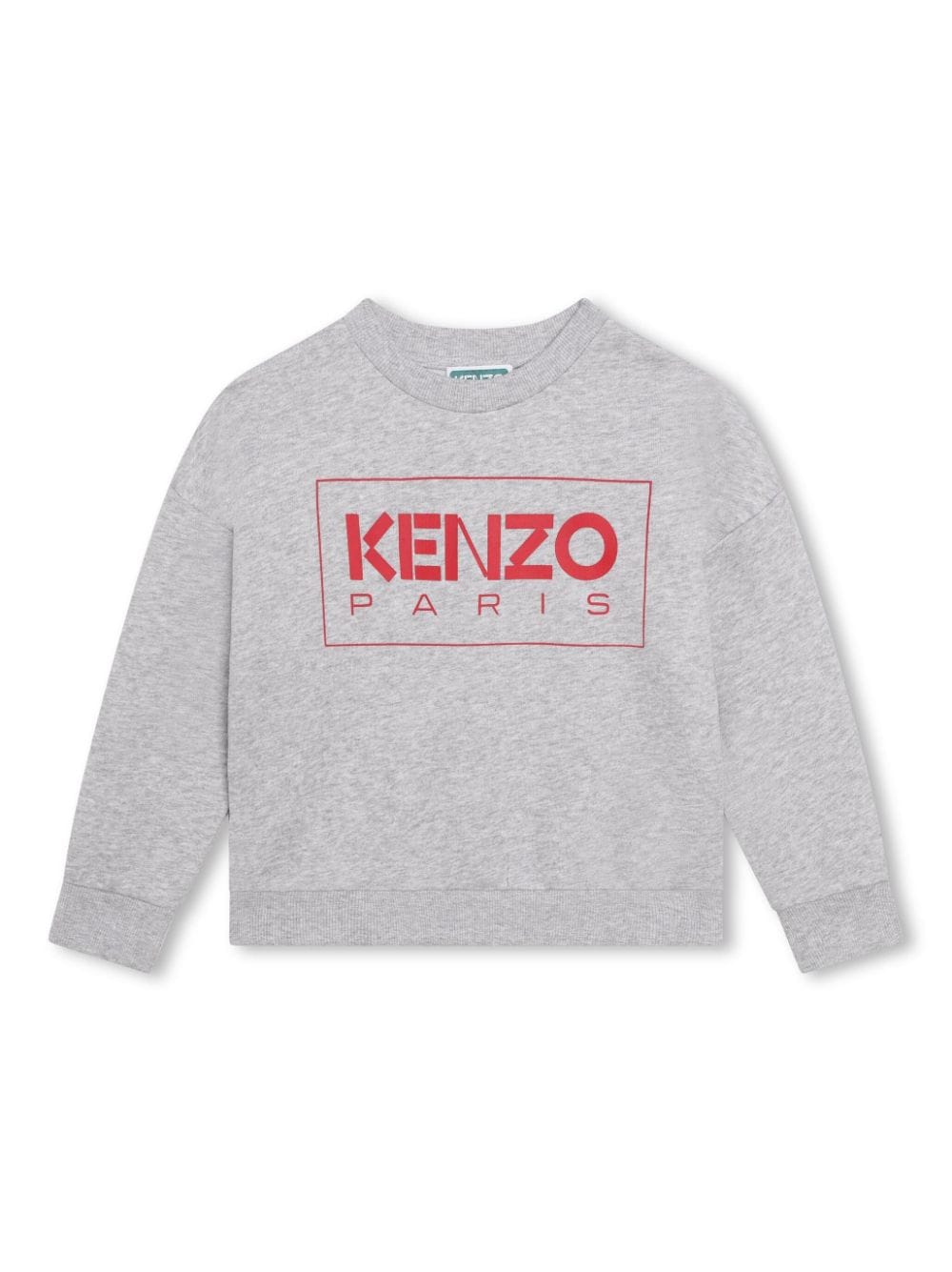 Kenzo Kids logo-print crew-neck sweatshirt - Grey von Kenzo Kids