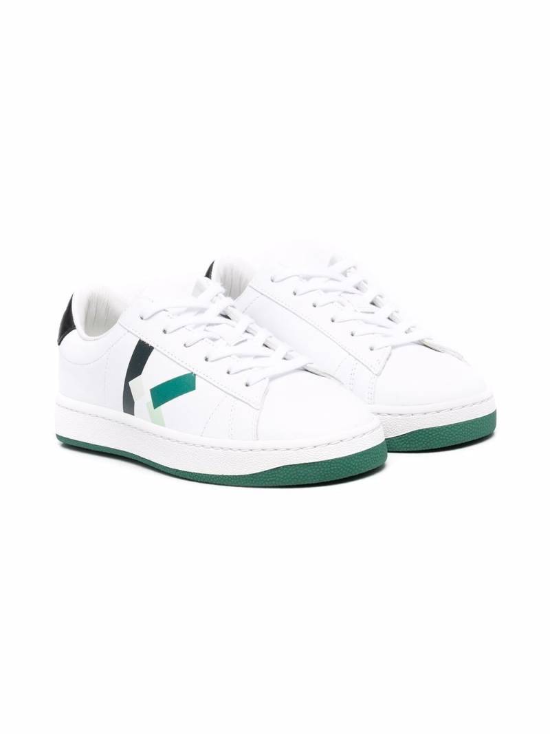 Kenzo Kids Kourt K low-top sneakers - White von Kenzo Kids