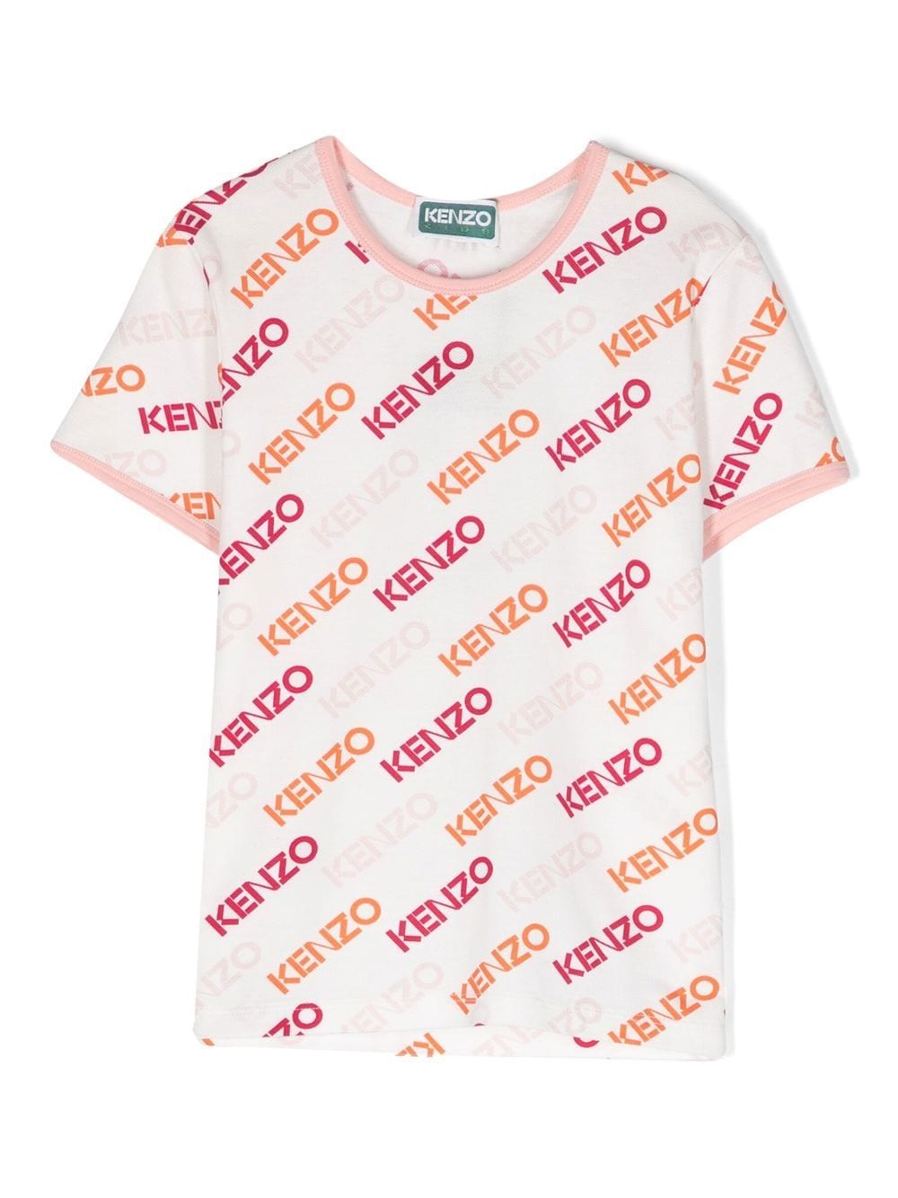 Kenzo Kids logo-print short-sleeved T-shirt - White von Kenzo Kids