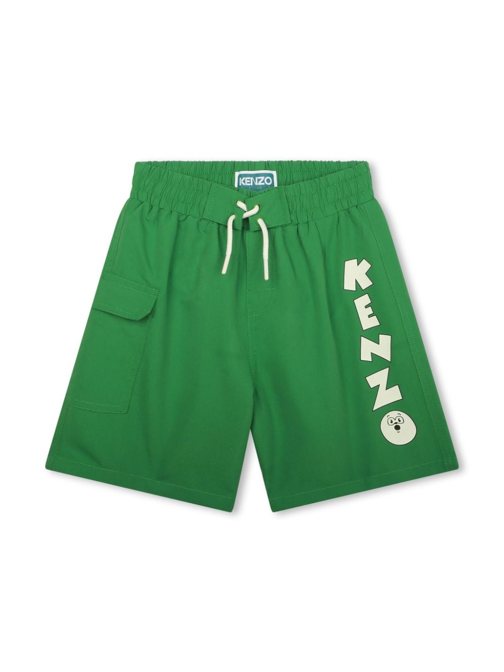 Kenzo Kids logo-print swim shorts - Green von Kenzo Kids