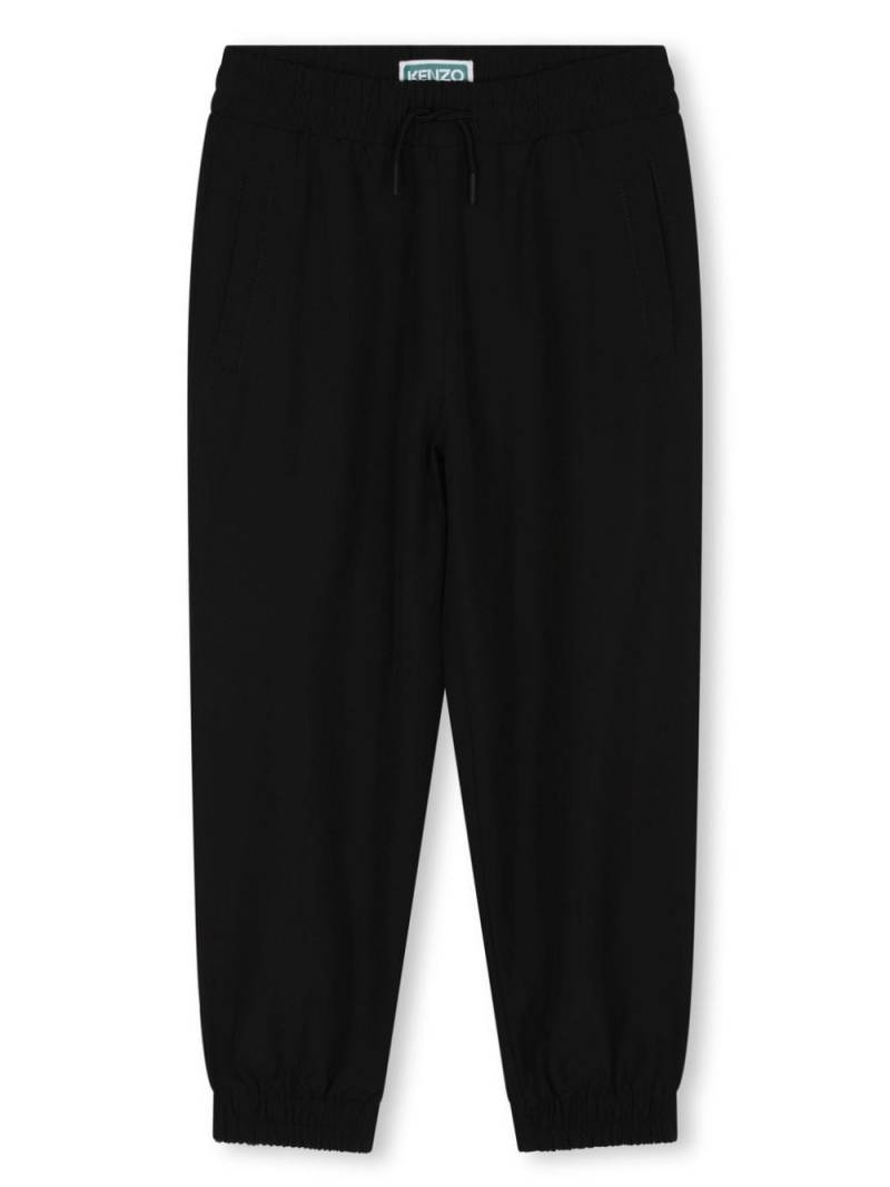 Kenzo Kids logo-print track pants - Black von Kenzo Kids