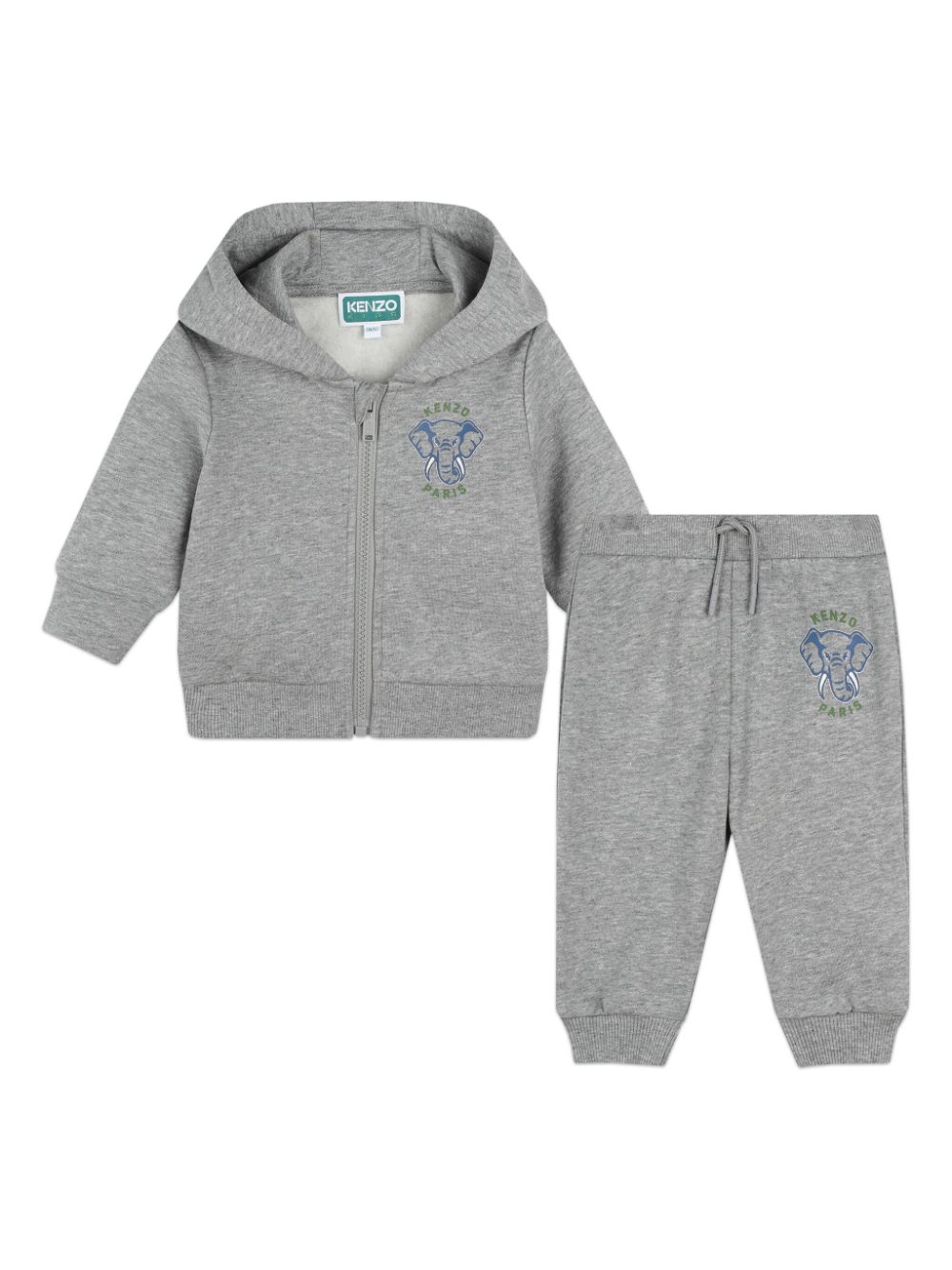 Kenzo Kids logo-print tracksuit - Grey von Kenzo Kids